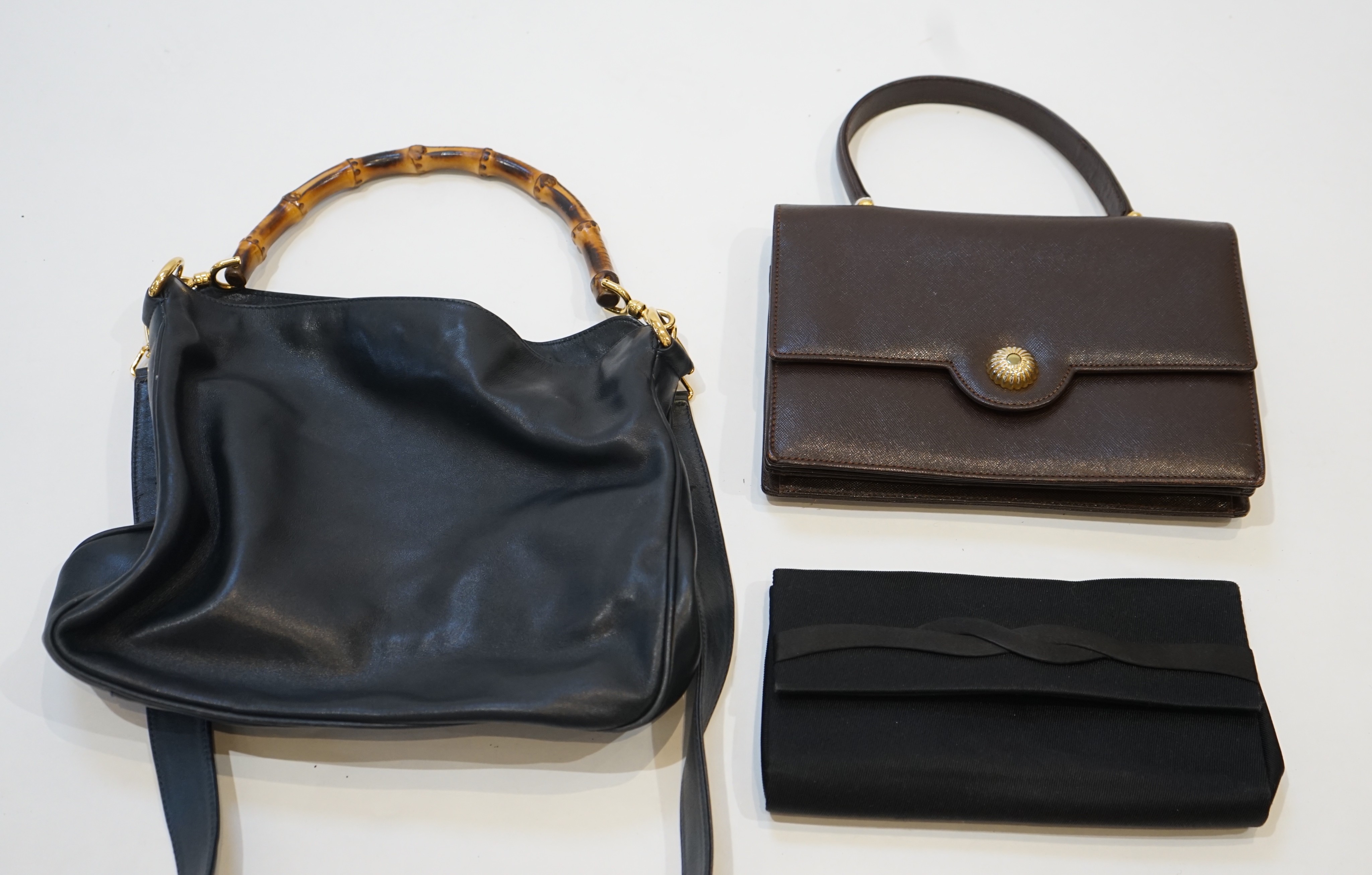 Three vintage Gucci bags